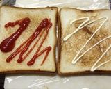 フライパンで＊卵のホットサンド風作り方5写真