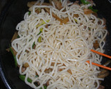 ごぼうがおいしい　すき焼き風焼きうどん作り方7写真