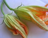 ズッキーニの花のオーブン焼き♪作り方1写真