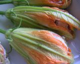 ズッキーニの花のオーブン焼き♪作り方3写真