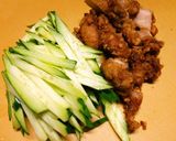 唐揚げと春雨のさっぱり和え☆リメイクにも作り方1写真
