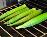 焼きオクラのごま和え作り方1写真