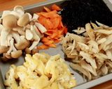 ホタテ貝柱のダシ入りひじきご飯★作り方1写真