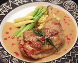 骨付き鶏もも肉のカレークリーム煮。作り方11写真