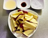 レンチンで時短！ワンパンステック大学芋作り方1写真