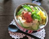 鯖そぼろと新玉葱の梅大葉風味冷やし茶漬け作り方7写真