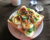 新じゃがと茹で卵と塩昆布のカレートースト作り方5写真