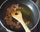 揚げ茄子とバジルのトマトソーススパゲティ作り方5写真
