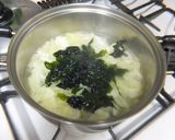＊キャベツたっぷり　わかめスープ＊作り方4写真