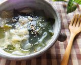 ＊キャベツたっぷり　わかめスープ＊作り方5写真