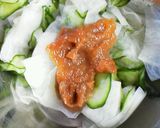 きゅうりと大根のサッパリうめ和え作り方2写真