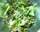 ノンオイル☆サニーレタスの胡麻サラダ♪作り方3写真