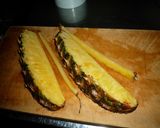 パイナップルジュース　京都カフェ作り方1写真