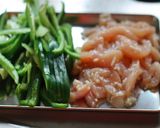 鶏胸肉deチンジャオロースー風作り方1写真