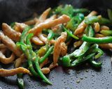 鶏胸肉deチンジャオロースー風作り方5写真