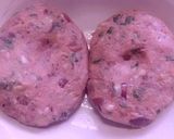 梅照り焼きの茗荷バーグ♪作り方2写真