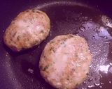 梅照り焼きの茗荷バーグ♪作り方6写真