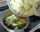 ネパール料理=キャベツのカレー作り方5写真