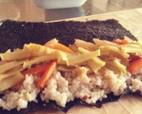重ね煮を使ったお野菜だけの巻き寿司♡作り方4写真