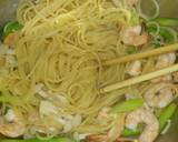 超簡単海老とアスパラのポン酢パスタ作り方2写真