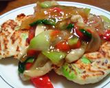 卵無し大量野菜のアッサリ中華風ハンバーグ作り方10写真