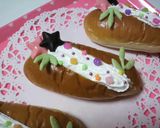七夕に♪キラキラ星のホイップパン作り方3写真