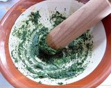チキンロール　木の芽味噌　～塩麹レシピ作り方5写真