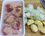 手羽元のトマトクリーム煮作り方1写真