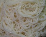 食べるラー油入り！クリーミー豆乳そうめん作り方2写真