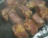 シェフ直伝！サイコロステーキの焼き方だ！作り方7写真