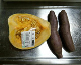 クリーミー♬さつまいもとかぼちゃのサラダ作り方1写真