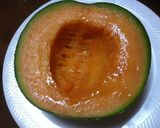 超簡単♪手作りメロンアイスクリーム♪作り方1写真