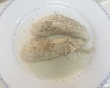 レンチンでしっとり!鶏ささ身の中華サラダ作り方1写真