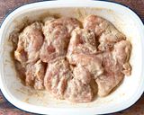 そば粉衣の鶏胸肉わさびマヨ醤油から揚げ作り方2写真