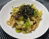 冷凍うどんで簡単! 辛子高菜の焼きうどん作り方6写真