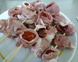 ♡ミニトマトの豚肉巻き♡串焼き～作り方2写真