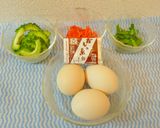 パパのゴーヤー入り玉子焼き作り方1写真