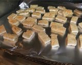 和風サラダに＊薄揚げのクルトン作り方1写真