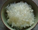 おかひじき×梅たらこの冷やし茶漬け作り方3写真