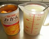簡単☆みかんゼリー☆みかん缶詰+カルピス作り方13写真