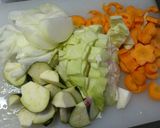 野菜たっぷり☆鶏胸肉のトマト煮込み作り方1写真