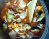 野菜たっぷり☆鶏胸肉のトマト煮込み作り方5写真