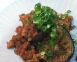 米茄子のソテー 肉味噌添え作り方6写真