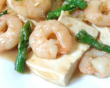 豆腐とえびのしょうが炒め作り方5写真