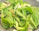 青梗菜と豚肉のにんにくオイスター炒め作り方7写真