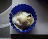 オクラの星模様の濃厚卵白焼きカップ作り方4写真