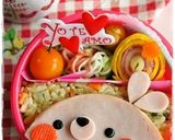＊キャラ弁＊簡単★ペタっとぶたちゃん♡作り方6写真