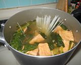 お菜っ葉と厚揚げの炊いたのん作り方3写真