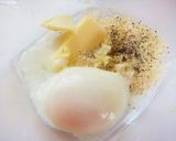 ひとりランチ✽クリーム不使用カルボナーラ作り方2写真