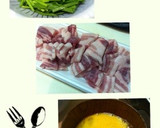 簡単炒め物♡豚とニラの卵とじ作り方1写真